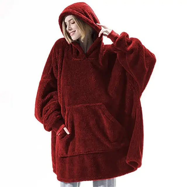 Oversized Hoodie Blanket & Socks